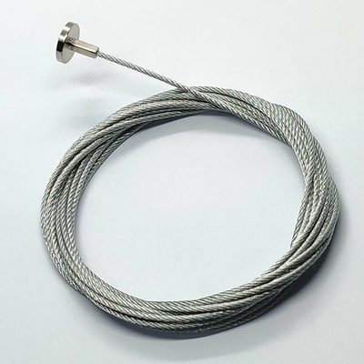 Imbracatura flessibile 7X7 Lanyard Stainless Steel Wire Rope del cavo di cavo del terminale di forma di T