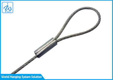 Imbracatura ad alta resistenza del cavo metallico di durevolezza, imbracature di sollevamento delle corde con l'occhio e ciclo