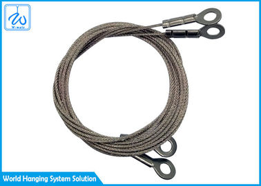 Imbracature di sollevamento d'acciaio 1.2mm inossidabili del cavo metallico per il sistema di sospensione