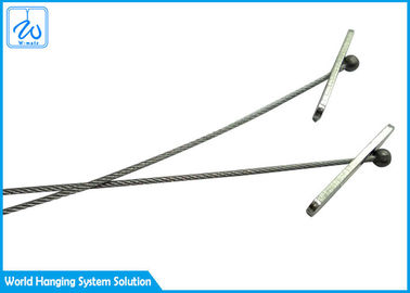 imbracatura d'acciaio del cavo metallico della gamba 7x19 2 con la bandiera per il sistema di cavo della sospensione