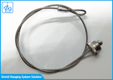 Cavo metallico d'acciaio del soffitto della sospensione del gancio acustico di Kit Acoustic Attach Gripper Cable per l'imbracatura