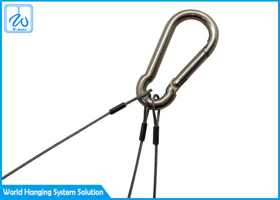 Cavo metallico di acciaio inossidabile del morsetto di corda di Kit With Cable Gripper Wire della sospensione dell'aria