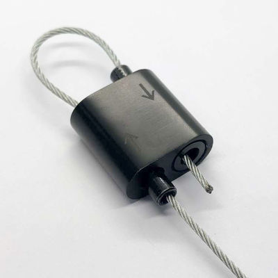 Serrature nere 1.5mm bidirezionali delicate della pinza di presa del cavo dal cavo di acciaio inossidabile per illuminazione