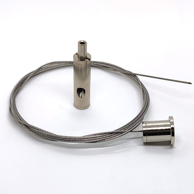 Serracavo della pinza di presa del cavo di Kit Stainless Steel Wire Rope della sospensione della luce di pannello del LED