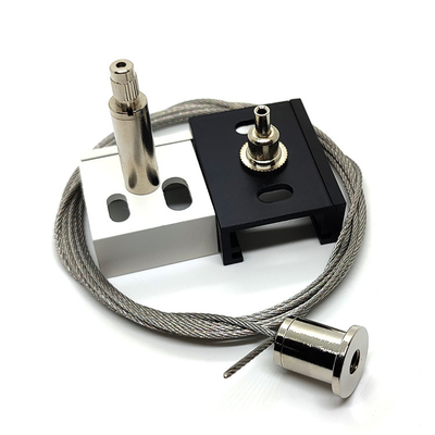 Clip di alluminio del pannello di Kit Wire Cable Gripper With della sospensione della plafoniera della pista di XTSC