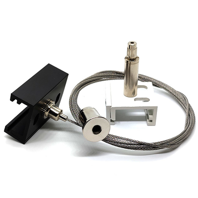 Clip di alluminio del pannello di Kit Wire Cable Gripper With della sospensione della plafoniera della pista di XTSC