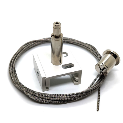 Clip di alluminio del pannello di Kit Wire Cable Gripper With della sospensione della plafoniera della pista di XTSC