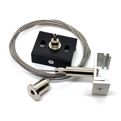 Clip di alluminio del pannello di Kit Wire Cable Gripper With della sospensione della plafoniera della pista di XTSC
