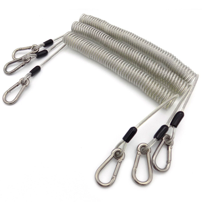 Cordicella professionale di Lanyard Safety Emergency Swimming Diving della bobina della primavera a spirale