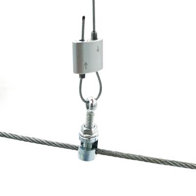 Pinza di presa di ciclaggio del cavo dello zip con il sistema della camera di equilibrio di illuminazione del catenaria del bottone automatico