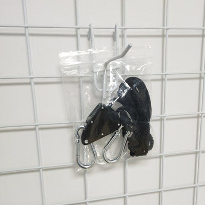 Il rullo facile resistente coltiva il cricco 1/8&quot; di Yoyo Adjustable Rope Hanger Rope gancio del cricco della corda