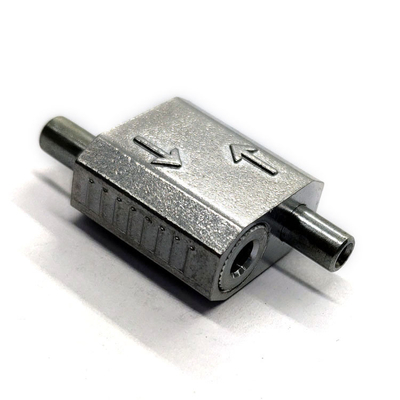 Collegatore di presa per cavi in ottone di alluminio anodizzato naturale per tutte le connessioni
