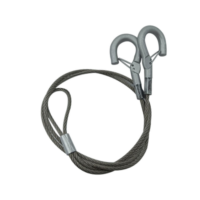 Kit di sospensione del cavo in acciaio con pinza regolabile