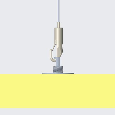 Sospensione con collegamento regolare bracket regolabile gancio afferratore Wire hanger