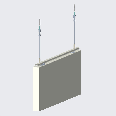 Sistema di sospensione di cavi resistenti all'umidità flessibile 7x7 costruzione per soffitto acustico