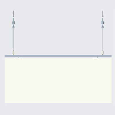 Sistema di sospensione di cavi resistenti all'umidità flessibile 7x7 costruzione per soffitto acustico