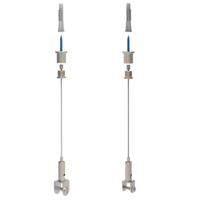 Fork Cable Gripper con supporti di montaggio Componenti per pannelli di soffitto assorbenti del suono
