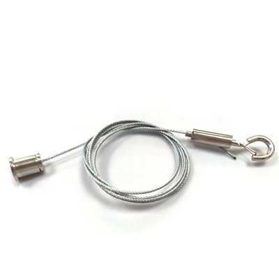 Kit di sospensione dei cavi sistema di presa per ganci di cavi in metallo montato sul soffitto per pannelli di smorzamento del suono