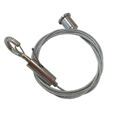 Kit di sospensione dei cavi sistema di presa per ganci di cavi in metallo montato sul soffitto per pannelli di smorzamento del suono