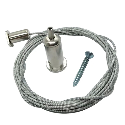 7x7 o 7x19 Flexigrip,Fork Gripper con pinza Cable placcata al nichel
