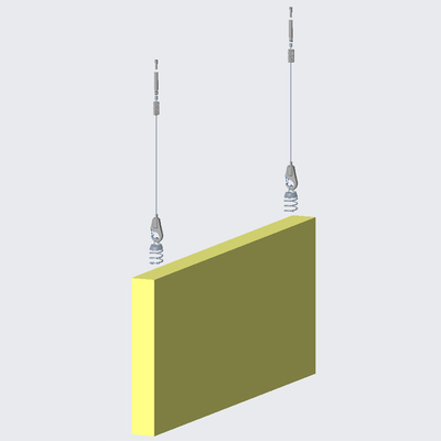 Esperienza ottimale controllo del suono e progettazione con sistema di sospensione del soffitto acustico