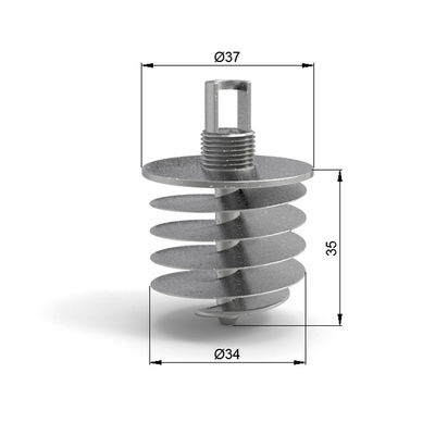 Sistema di sospensione personalizzato per pannelli fonoassorbenti