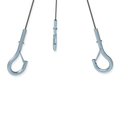 Kit di appendiabiti per altoparlanti per altoparlanti al soffitto centrale con carabiner 2.0/3.2xxX6MM