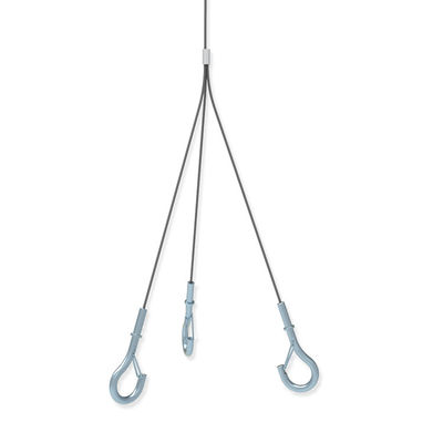 Kit di appendiabiti per altoparlanti per altoparlanti al soffitto centrale con carabiner 2.0/3.2xxX6MM