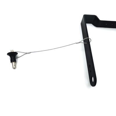 Pin di chiusura a sfera a rilascio rapido di alta qualità Pin di rilascio rapido standard Pin a rilascio rapido Testa piatta con maniglia a pulsante a collo cavo Maniglia a pulsante a collo cavo