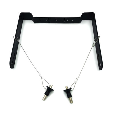 Pin di chiusura a sfera a rilascio rapido di alta qualità Pin di rilascio rapido standard Pin a rilascio rapido Testa piatta con maniglia a pulsante a collo cavo Maniglia a pulsante a collo cavo