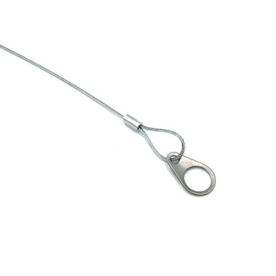 Cavo di sicurezza in acciaio inossidabile per altoparlanti, per altoparlanti a soffitto o a parete, per aggiungere sicurezza a luci sospese, telecamere di blocco, altoparlanti fai-da-te in sale, auto, bar, mostre