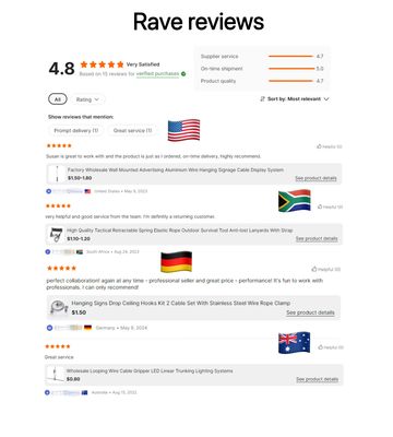 Gancio a scatto in acciaio inossidabile SK066 per espositori di insegne