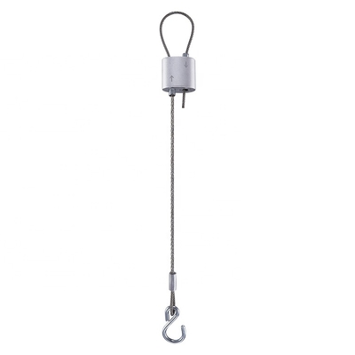 Kit di fissaggio del filo di acciaio galvanizzato con doppia presa e loop