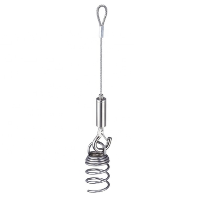 Kit di fissaggio del filo di acciaio galvanizzato con doppia presa e loop
