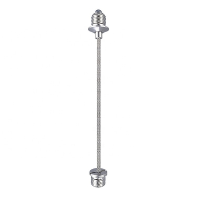 Kit di fissaggio del filo di acciaio galvanizzato con doppia presa e loop