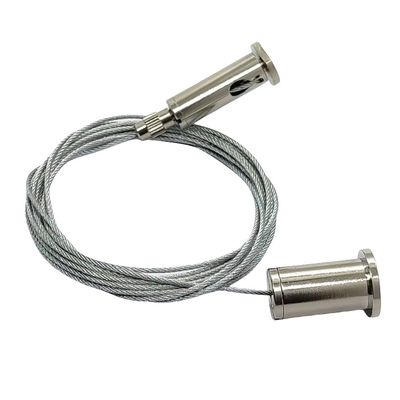 Kit di sospensione per appoggiatori di cavi in acciaio inossidabile per sistemi di illuminazione