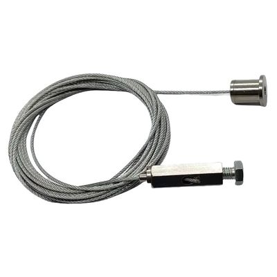 Kit di sospensione per appoggiatori di cavi in acciaio inossidabile per sistemi di illuminazione