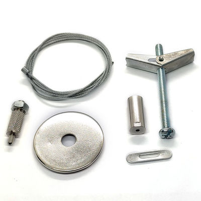 Kit di sospensione per illuminazione a LED in acciaio inossidabile per pannelli luminosi