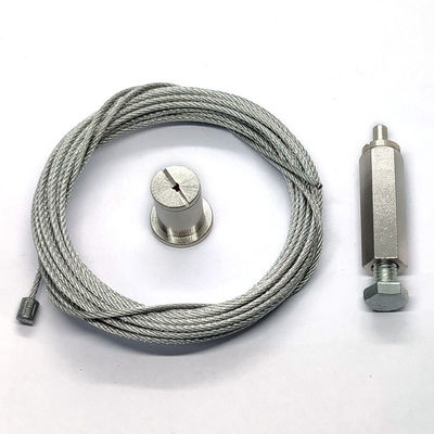 Kit di sospensione per illuminazione a LED in acciaio inossidabile per pannelli luminosi