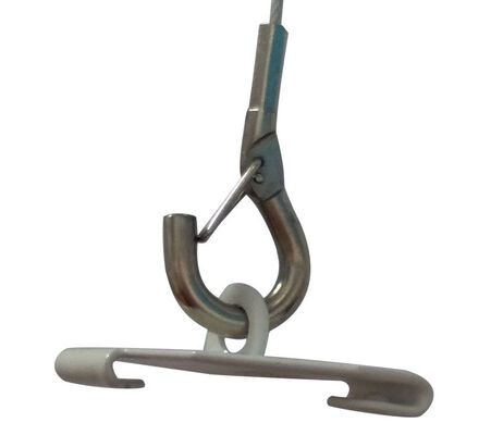 Building Material T Bar Steel Cable Clips Suspended Ceiling T Grid