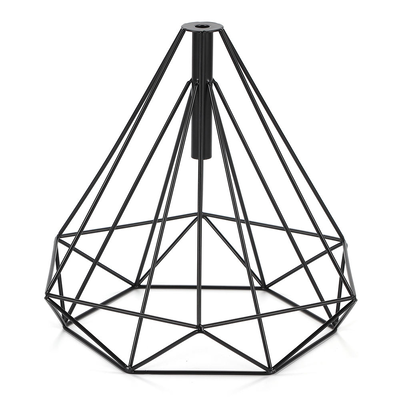 Lampade a ombra per appendiabiti Metallo Filato Lampade di protezione gabbia per la decorazione Filato gabbia ombre