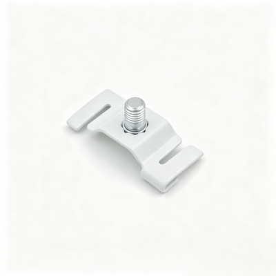Accessorio per sospensione a barra a T oblunga con filettatura M6, ottone, per controsoffitto, gestione cavi per fari a binario, cavo metallico