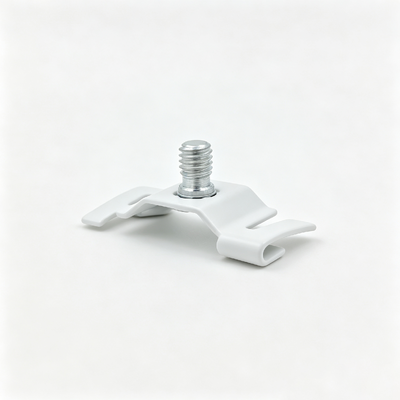 Accessorio per sospensione a barra a T oblunga con filettatura M6, ottone, per controsoffitto, gestione cavi per fari a binario, cavo metallico