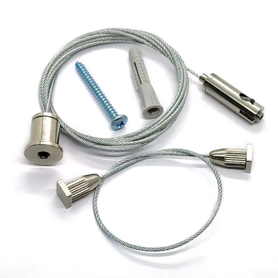 Accessorio per lampada a LED personalizzata, ferramenta per illuminazione a soffitto, fili per appendere, piccolo morsetto per cavi per montaggio su pannello interno