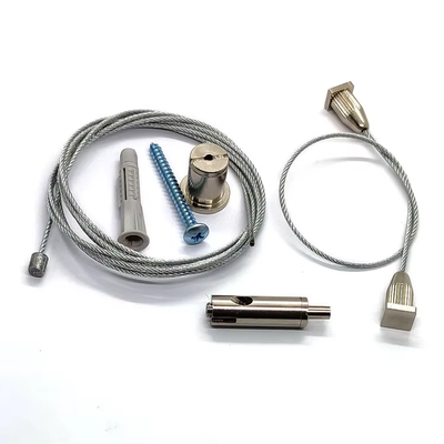 Accessorio per lampada a LED personalizzata, ferramenta per illuminazione a soffitto, fili per appendere, piccolo morsetto per cavi per montaggio su pannello interno