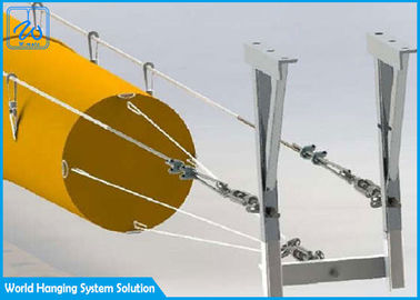 Il sistema di sospensione d'attaccatura della coda della presa d'aria del corredo di HVAC di industriale 2/5mm cabla il diametro