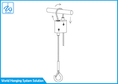 Modo regolabile d'attaccatura dell'installazione di altezza DIY del corredo della sospensione del cavo del gancio