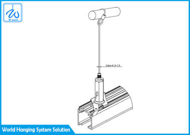 Sistema di sospensione di ciclaggio d'attaccatura portatile della pista della pinza di presa del corredo del pendente del metallo