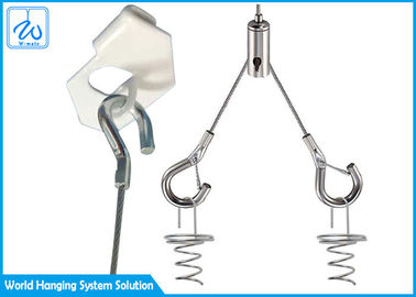 Sistema di sospensione del metallo di una - due pinze di presa del cavo, sistema di sospensione durevole del soffitto di goccia