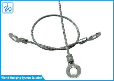 Cavo di sicurezza con l'imbracatura del cavo dell'acciaio del cavo metallico 1.5mm di acciaio inossidabile dell'attenuatore 7x7